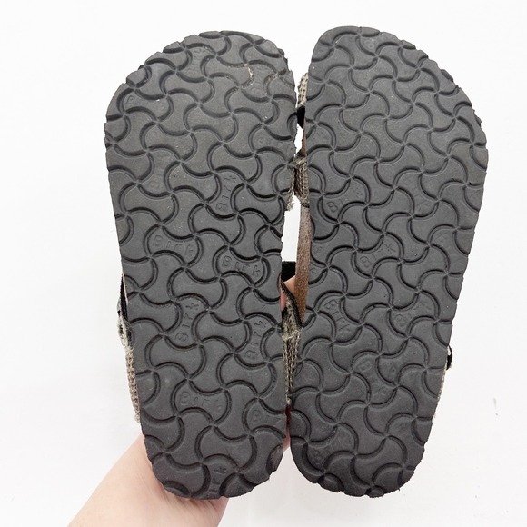 Birki's Birkenstock Lennox Mesh Trekking Stone Textile Sandals EU 38 US 7 - Picture 4 of 10